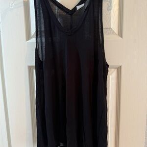 Black Sleeveless Women's Top